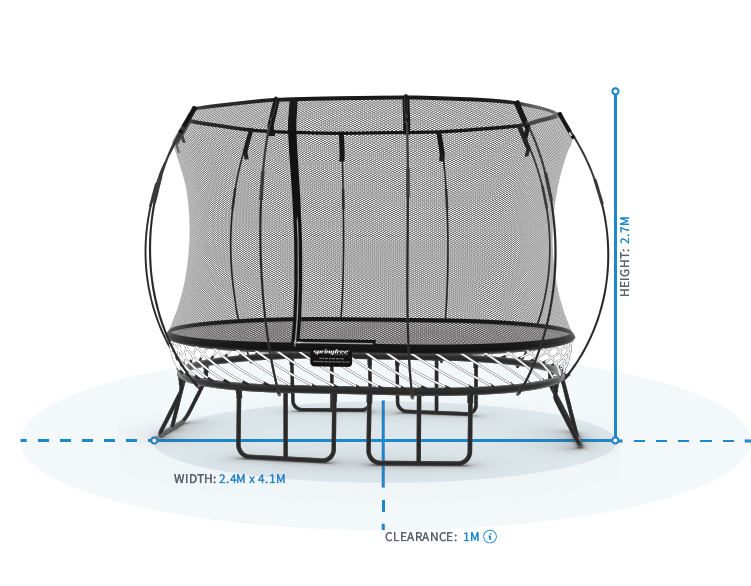 Large Oval Trampoline O92 - Best Seller